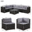 7Pcs Patio Outdoor Set