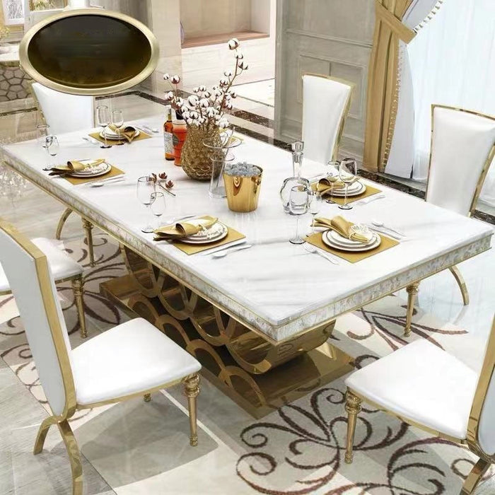 LUXURY GOLDEN DINING TABLE