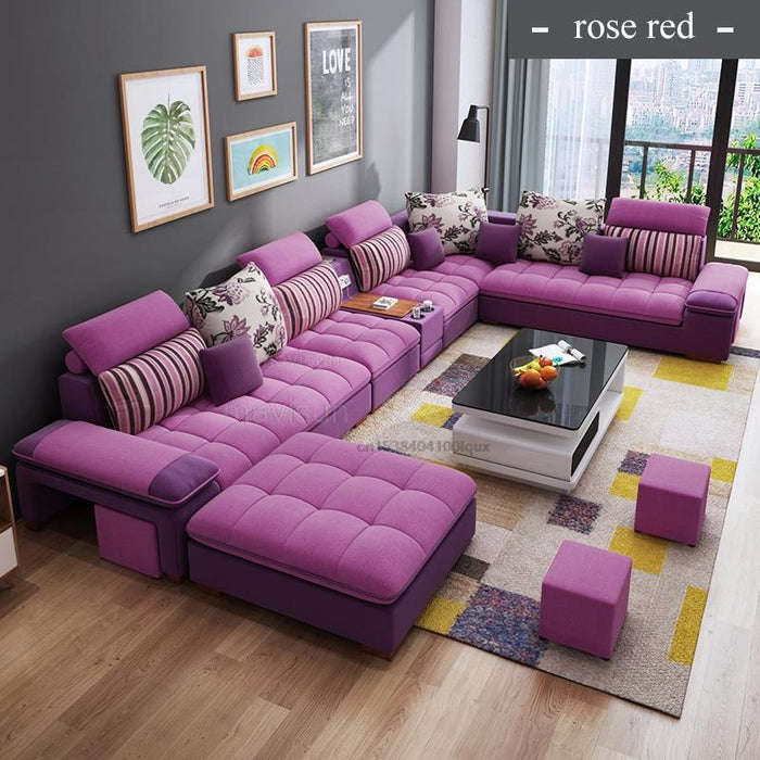 Modern Luxury L-shaped Sofa