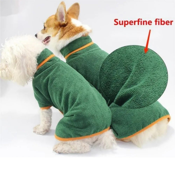 Pet Absorbent Bathrobe