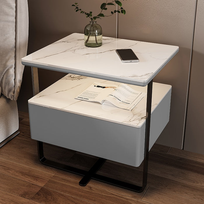 Smart Wooden Bedside Table