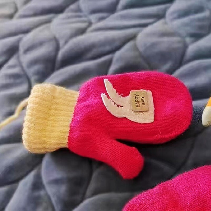 CARTOON BABY MITTENS