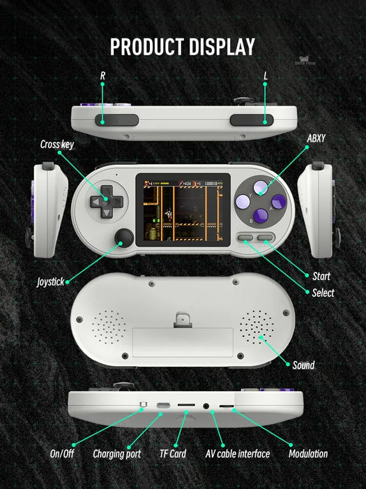 Portable Handheld Game Console | IPS Retro Game Consoles | Built-in 6000 Games Retro Video Games