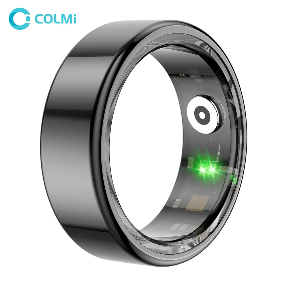 New COLMI R02 Military Grade Smart Ring| Titanium Steel Case - Health Monitoring, Fitness, Waterproof, Sleep Monitoring