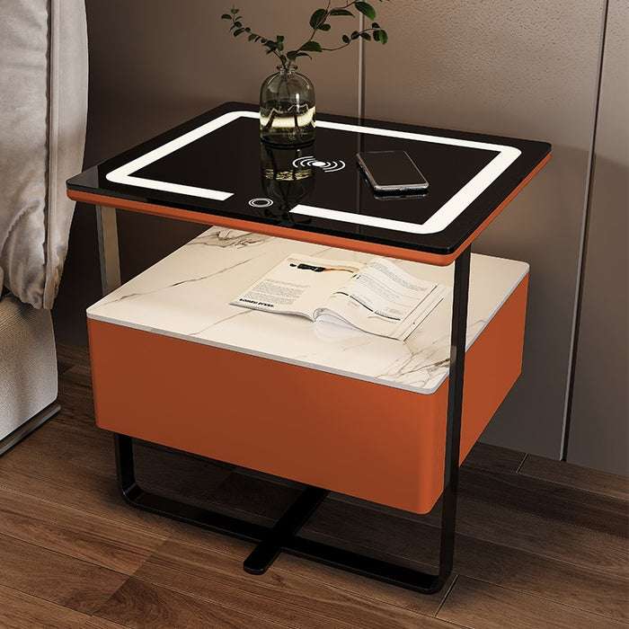 Smart Wooden Bedside Table