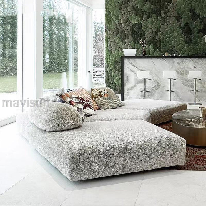 Luxury Sleek Design Flannel Sofa