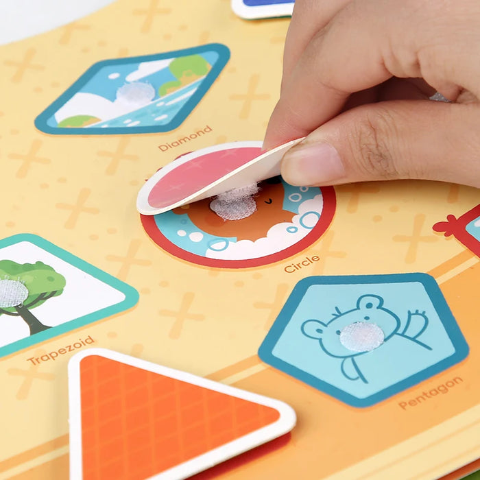 Educational Quiet Sticker Book- New Version