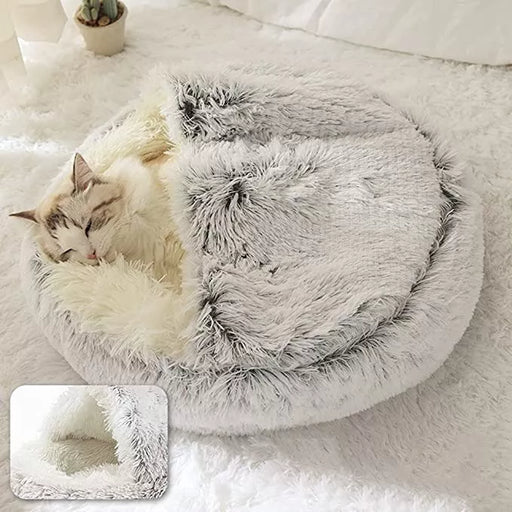 Winter Plush Pet Bed