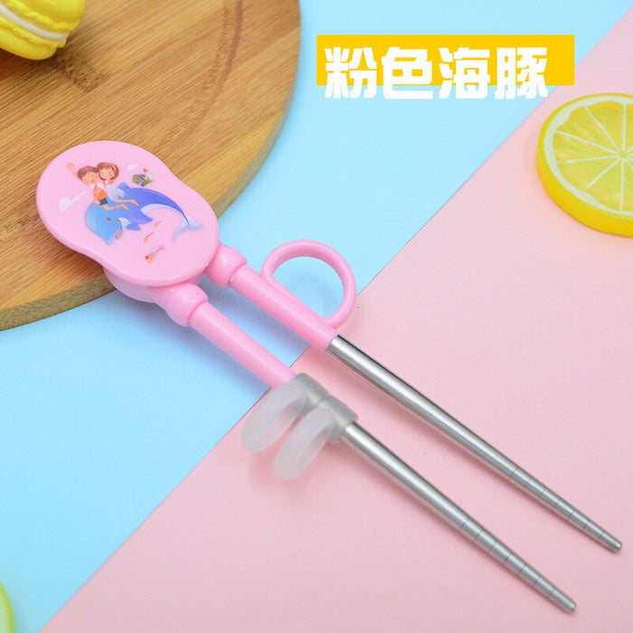 HELLO KITTY STAINLESS STEEL CHOPSTICKS