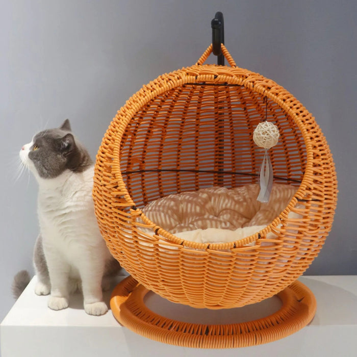 Pet Rattan Woven Hammock