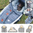 Pasgeboren Baby Gebreide Wandelwagen Slaapzakken Knop Gebreide Wrap Inbakeren Dekens Beddengoed Envelop Baby Sleepsack 0-1-2 Maand S08