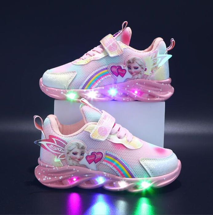 DISNEY LED KID'S SNEAKERS