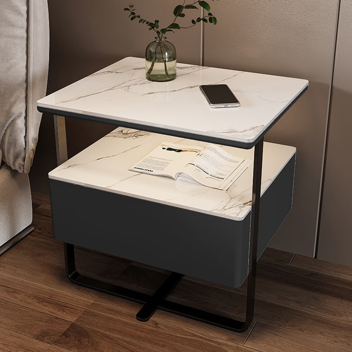 Smart Wooden Bedside Table