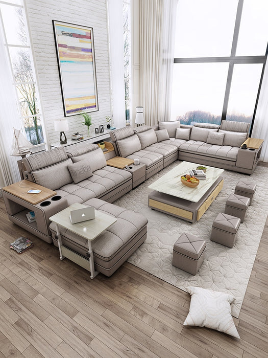  U-shaped Minimalist Modern Sofa 