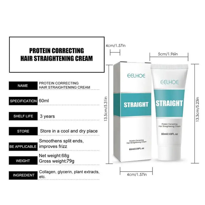 Korean Unisex Keratin Straightening Hair Cream