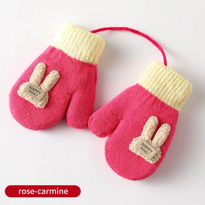 CARTOON BABY MITTENS