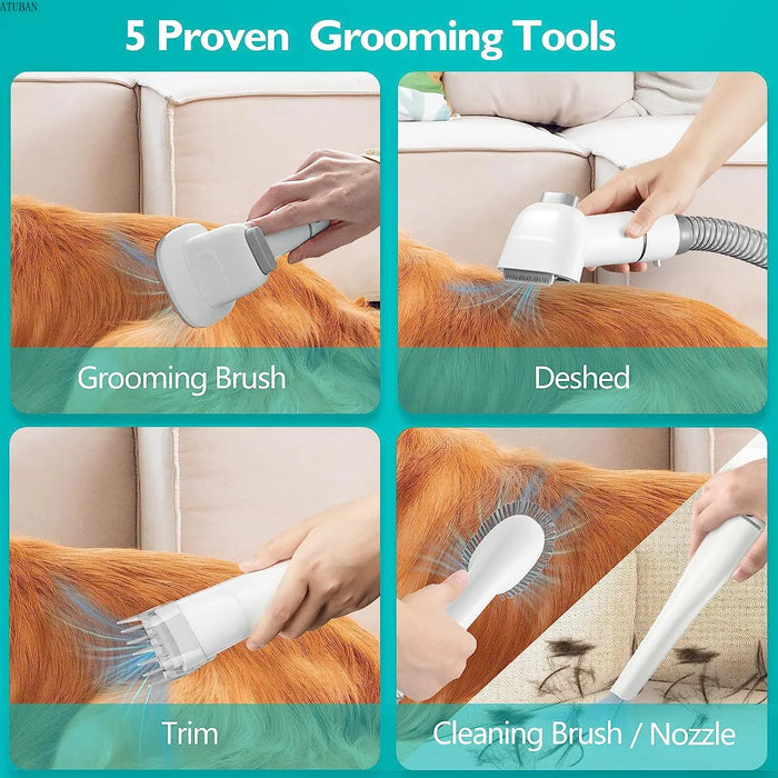 Pet Vacuum Grooming Kit