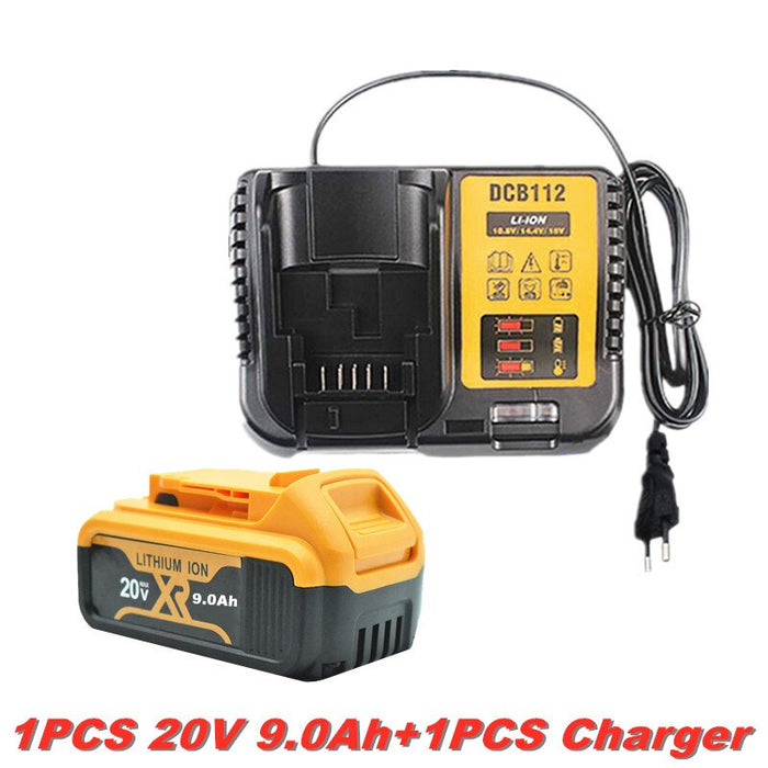 Lithium-vervangingsbatterij en opladerset