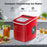 Portable Self-Cleaning Ice Maker