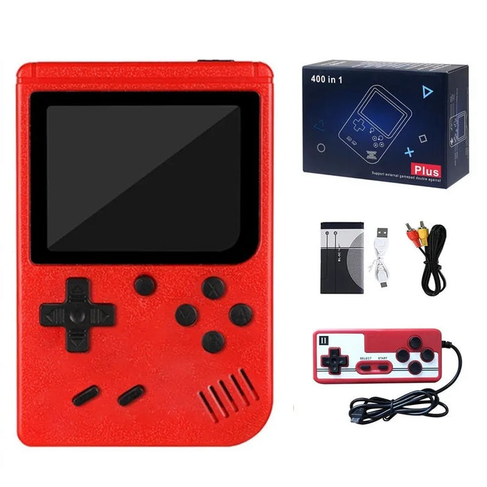 5 Colors Retro Classic Video Game Console | Portable | Mini | Handheld | 8-Bit 3.0 Inch LCD | Game Player | Built-in 400 Games Console