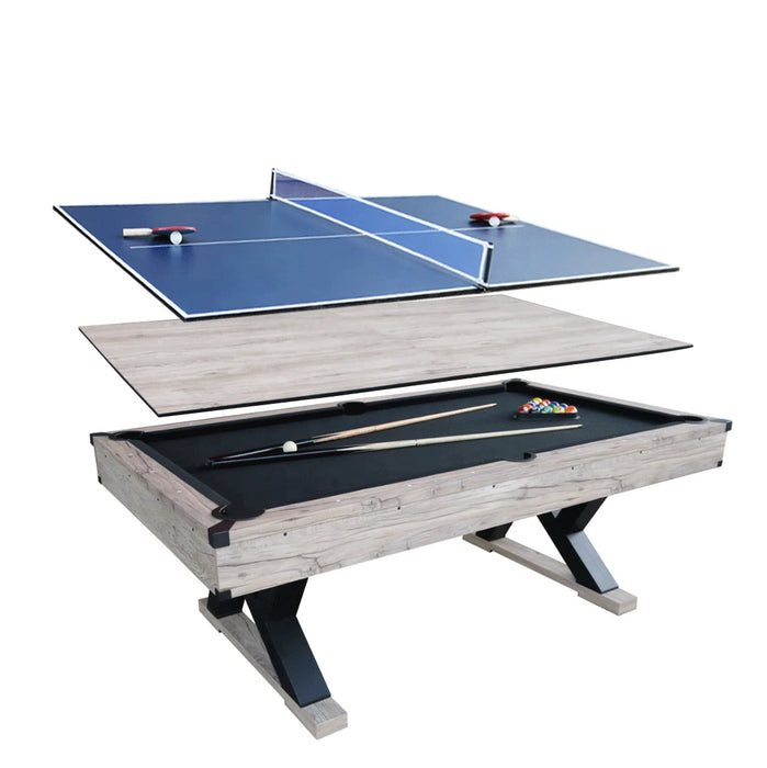 7ft 3 in 1 Combo Multi function Game Ping Pong Table | Pool Tabel | Dining Table For Home Use