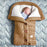 Pasgeboren Baby Gebreide Wandelwagen Slaapzakken Knop Gebreide Wrap Inbakeren Dekens Beddengoed Envelop Baby Sleepsack 0-1-2 Maand S08