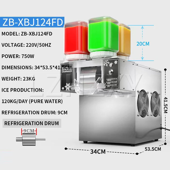 Snowflake Ice Cream Machine