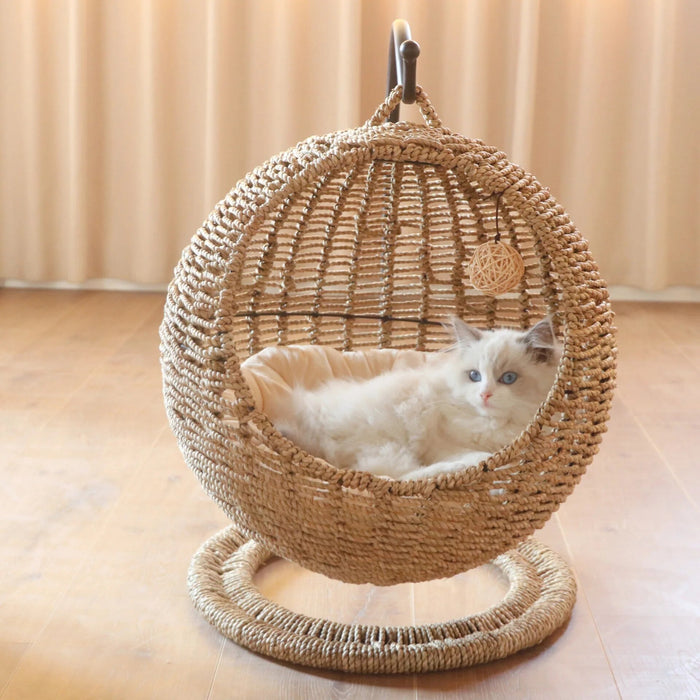 Pet Rattan Woven Hammock