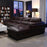 Classic L-shaped Leather Sofa