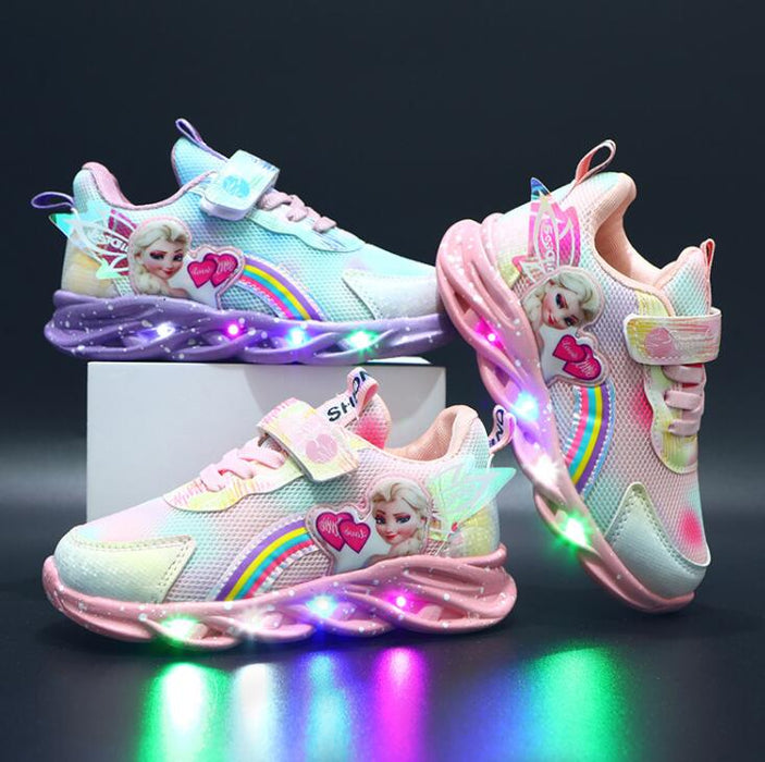 DISNEY LED KID'S SNEAKERS