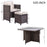 Patio Rattan Dining Set