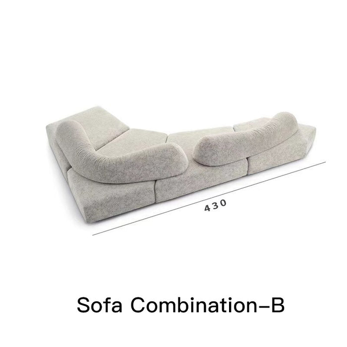 Luxury Sleek Design Flannel Sofa