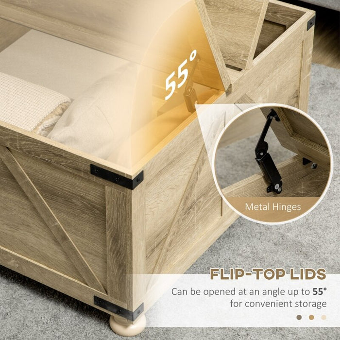 Flip-top Lids Storage Coffee Table