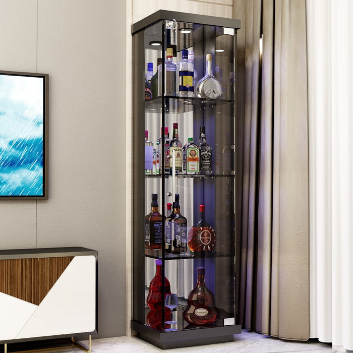 High Quality Glass Wine Cabinet