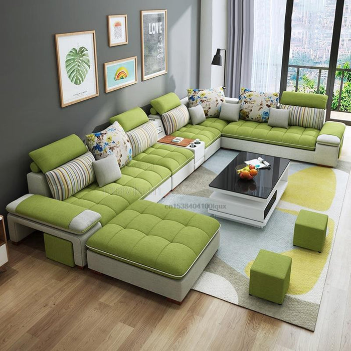 Modern Luxury L-shaped Sofa